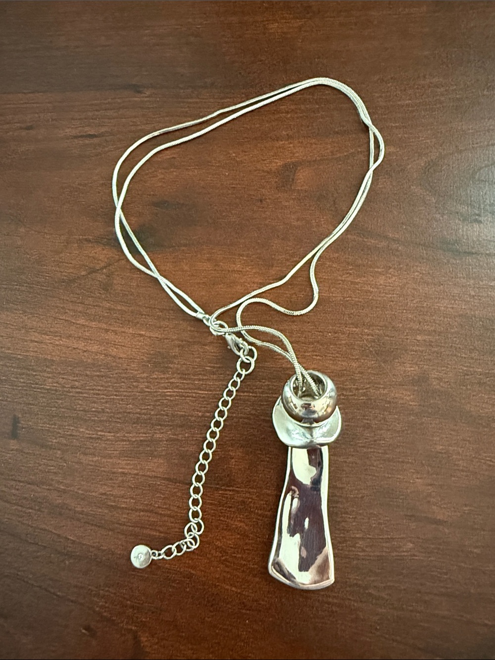 Women’s Silver-Tone Charm Necklace
